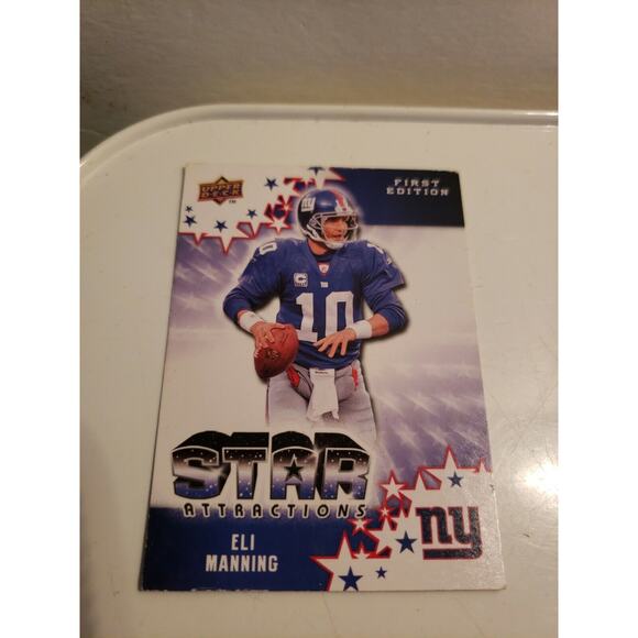 Eli Manning 2009 Upper Deck First Edition Star Attractions #SA19 - NY Giants - Picture 1 of 3